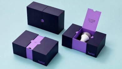 Photo of custom printed display boxes in packaging industry