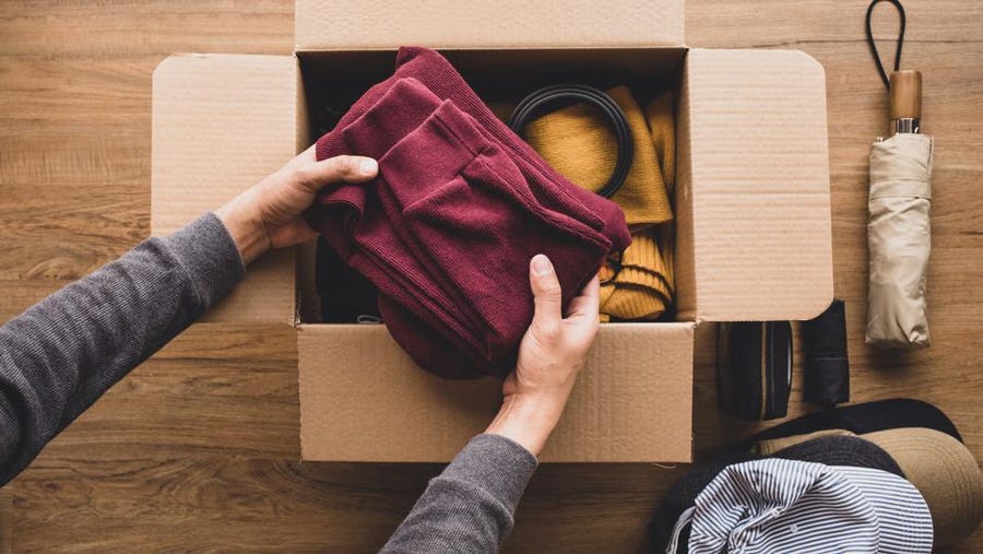 moving clothes