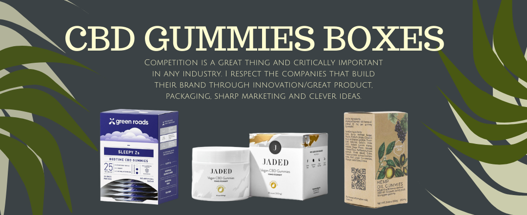 CBD Gummies boxes